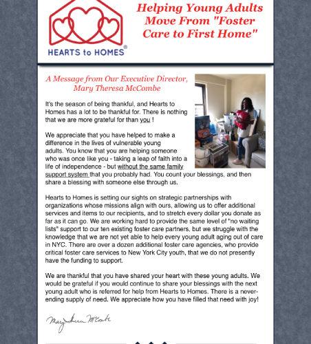 Helping Young Adults Move from “Foster Care to First Home”