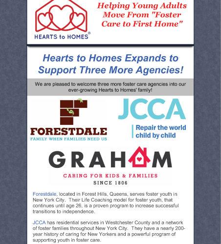 Hearts to Homes Expands!
