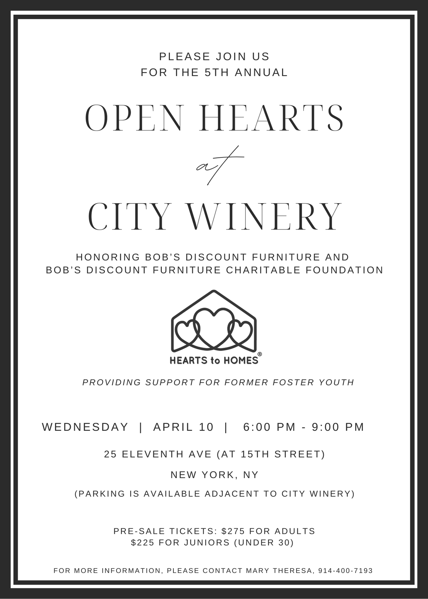 Open Hearts Save The Date